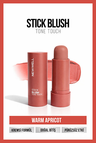 New Well Stick Blush Tone Touch Warm Apricot 01 – Stick Allık