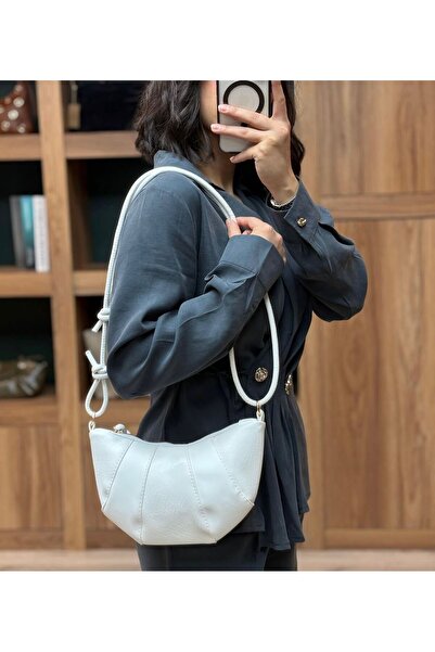 Zealous Γυναικεία τσάντα ώμου και μασχάλης με λεπτομέρεια καφέ κόμπου, μοντέλ...