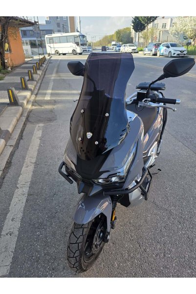 MOTOCAM RKS Freccia Ön Cam 2022-2026 Model 55cm Siyah Renkli 4mm KISA