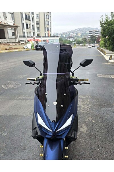 MOTOCAM Arora Max T Ön Cam 2022-2026 Model 78cm Siyah Renkli 4mm UZUN