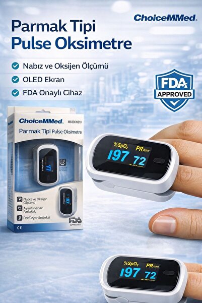 Choicemmed Parmak Tipi Pulse Oksimetre