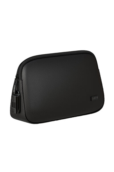 Why-Black Smart Fingerprint Lock Clutch Handbag – PU Leather Secure Travel Po...