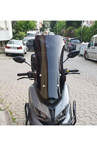 MOTOCAM Küba Novax 200 Ön Cam 2023-2026 Model 57cm Siyah Renkli 4mm