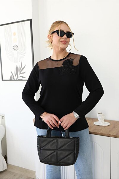 Siyezen Μπλούζα με λουλουδάτο μοτίβο σε μεγάλο μέγεθος