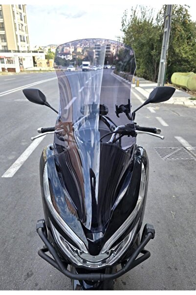 MOTOCAM Honda PCX Ön Cam 2018-2020 Model 83cm Füme Renkli 4mm UZUN
