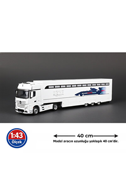 Atlas 1:43 Ölçek 2016 Mercedes Benz Actros Team Williams Martini Racing Dieca...