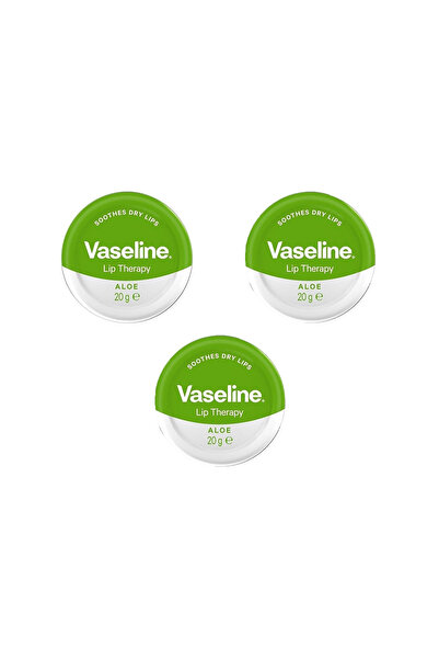 Vaseline Lip Therapy (Aloe Vera) Dudak Balm (3 Adet) 20gr