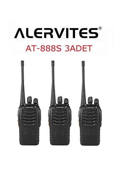 ZASTONE ALERVİTES AT-888S 3 ADET EL TELSİZİ 2026 MODEL TYPE-C