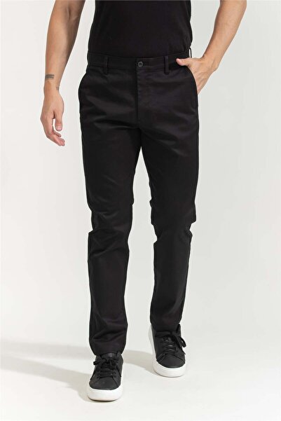 Calvin Klein Erkek Chino Pantolon Siyah