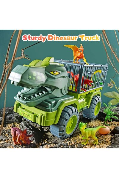 oemco Set de joacă Camion cu dinozauri