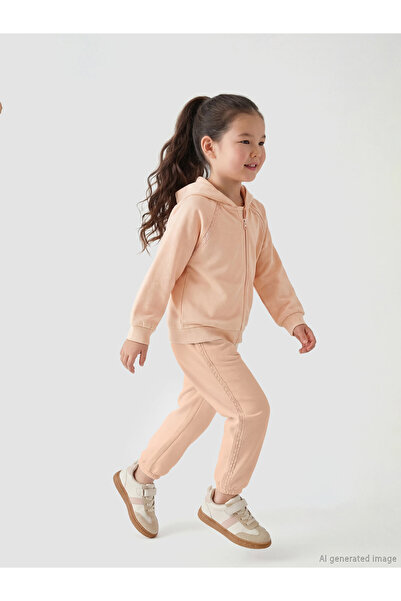 LC Waikiki Pantaloni de trening groși pentru fete, tip jogger, cu talie elastică