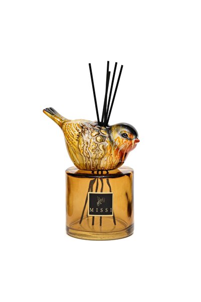 Missi Kendi Kokunu Seç- Bird Collection Amber Cam Çubuklu Difüzör-(Esanssız)