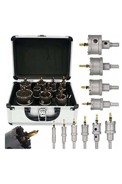 Kraft Σετ τρυπανιών πυρήνα για ξύλο και πλαστικά, 16-53 χιλιοστά, 10 τεμάχια