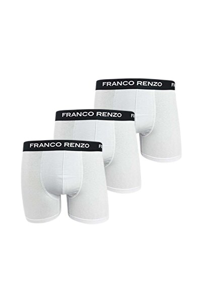 FRANCO RENZO Σετ 3 ανδρικών μποξεράκια από βαμβάκι και λύκρα με στάμπα