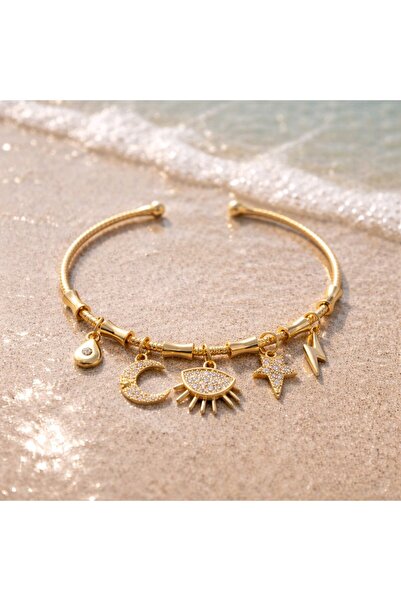 XUPING JEWELRY Galaksi temalı gold bileklik
