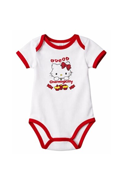 Sanrio Hello Kitty Set body-uri fete Hello Kitty Alb+Roșu