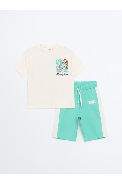 LC Waikiki Set 2 piese: Tricou și pantaloni de trening pentru băieți