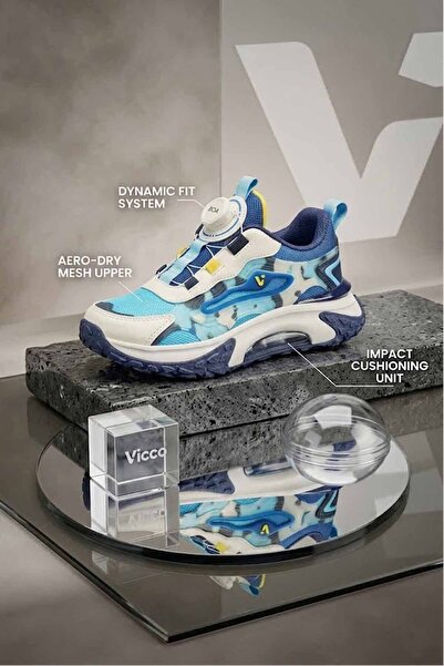 Vicco Παιδικά Αθλητικά Παπούτσια - Ναυτικό Μπλε |   Σύστημα κορδονιών BOA