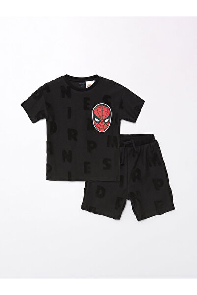 LC Waikiki Set de 2 piese pentru bebeluși băieți: Tricou cu guler rotund cu i...