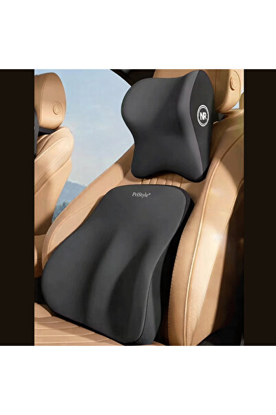 PriStyle Σετ 2 Εργονομικών Μαξιλαριών Καθισμάτων Αυτοκινήτου, Αφρός Μνήμης, Σ...