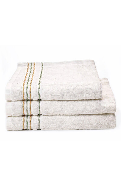 Doqu Home Πετσέτα προσώπου Boho Chic για την άνοιξη 50x90 με περίγραμμα Esella