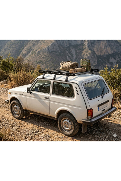 Yerli Lada Niva 1977-2010 Uyumlu 6 Oluklu Tavan Sepeti - SUV Kasa