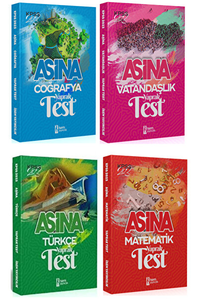 İsem Yayıncılık SÜPER FİYAT - İsem 2023 KPSS Coğrafya+Vatandaşlık+Türkçe+Mate...