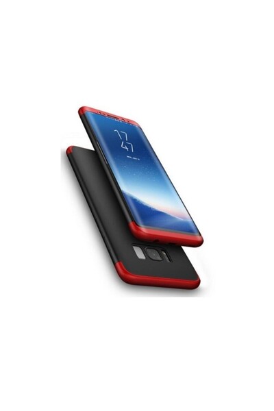 Andyluc Husa pentru Samsung S8, Carcasa Slim 3 Piese, PC Dur, Protectie Compl...