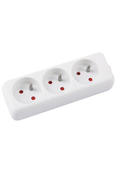 OFFICE products Prelungitor cu 3 prize, cablu 5 metri, - alb