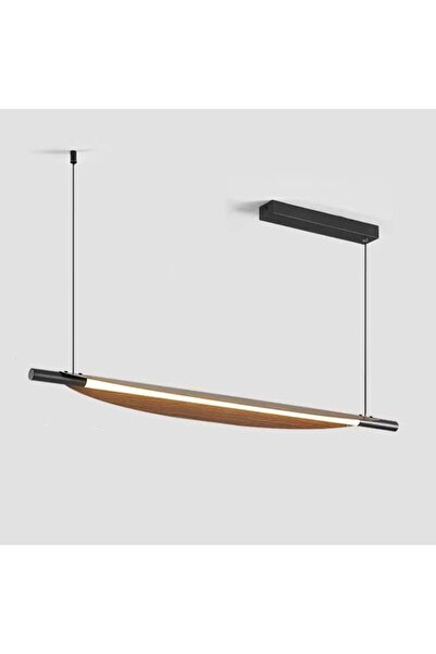 Monolux 110 CM AHŞAP YAPRAK SARKIT SİYAH-RAL9005 SARI IŞIK-3000K