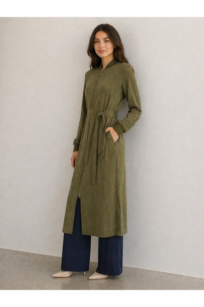 Kayra Ύφασμα Lyocell με φερμουάρ, πλαϊνές τσέπες και λεπτομέρεια στο πίσω μέρ...