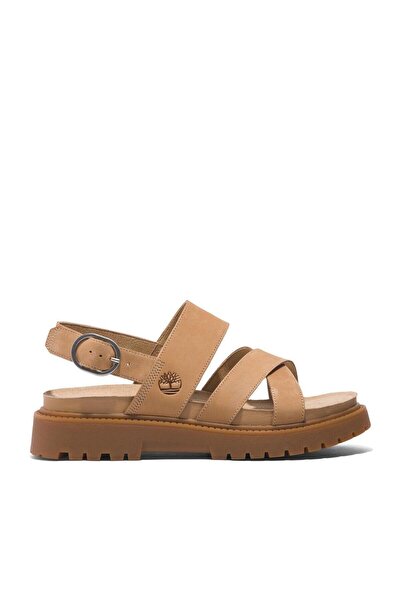 Timberland Clairemont Way BACKSTRAP SANDAL Kadın Ayakkabısı TB0A61T4EN31 Bej-...