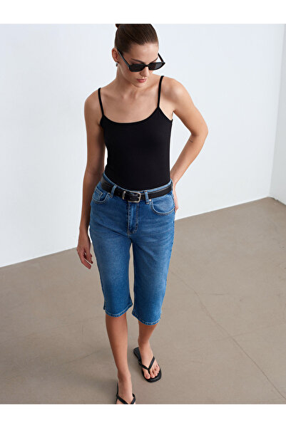 Dilvin 72311 Τζιν με σκισίματα Κάπρι-Μπλε