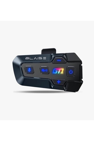 BLAISE GT1 Bluetooth Motosiklet Intercom Siyah