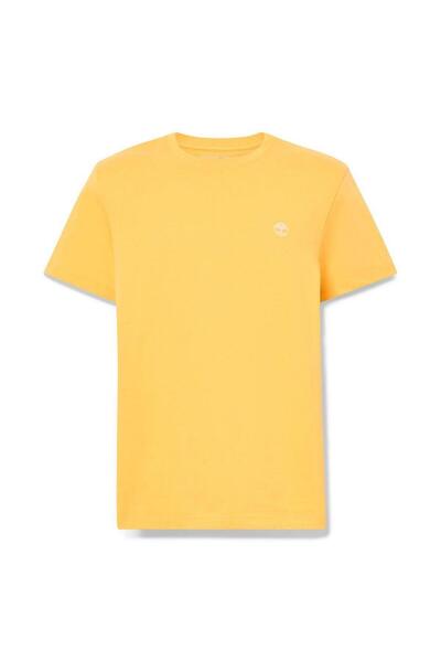 Timberland DUNSTAN RIVER Short Sleeve Tee Erkek Tişört TB0A2BPR7141 Sarı-3XL