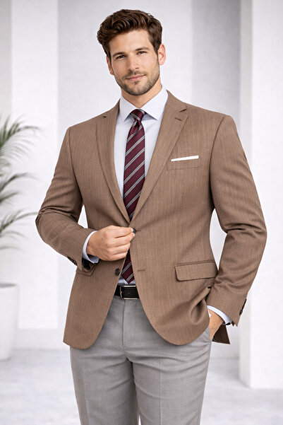 Boldman FABIO CASSEL Erkek Tek Ceket – Modern Kesim, Premium Kumaş, Şık ve Za...