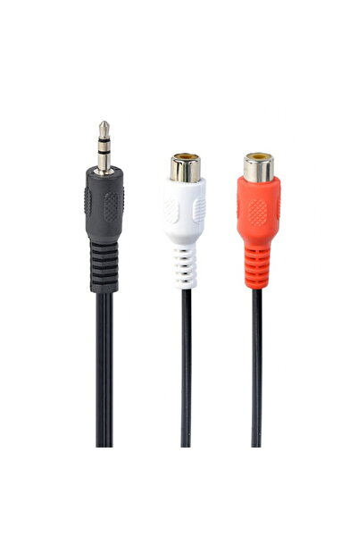 Gembird Cablu splitter audio (mufă jack 3.5 mm la 2 x mufe stereo), 20cm "CCA...