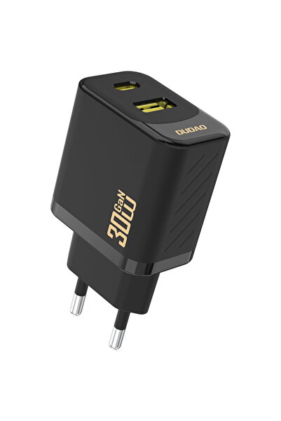 DUDAO A27TEU PD 30W GaN USB-A USB-C Încărcător de perete - Negru
