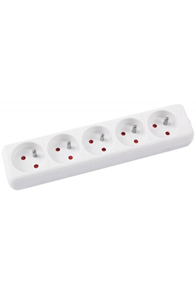 OFFICE products Prelungitor cu 5 prize, cablu 3 metri, - alb