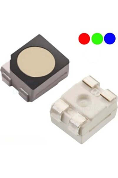 EmAyCenter 10 Adet RGB 3528 SMD LED Çip - 1210 Kılıf Çok Renkli Araç Gösterge...