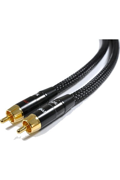Melodika Cablu RCA (Cinch) x2 - RCA (Cinch) x2 1m negru