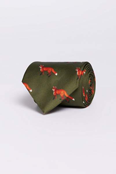 ALTINYILDIZ CLASSICS Men's Khaki Patterned Tie