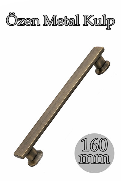 Badem10 Ozen Çizme Antikna žuta ručka za ladicu 160 mm Izdržljiva metalna ruč...