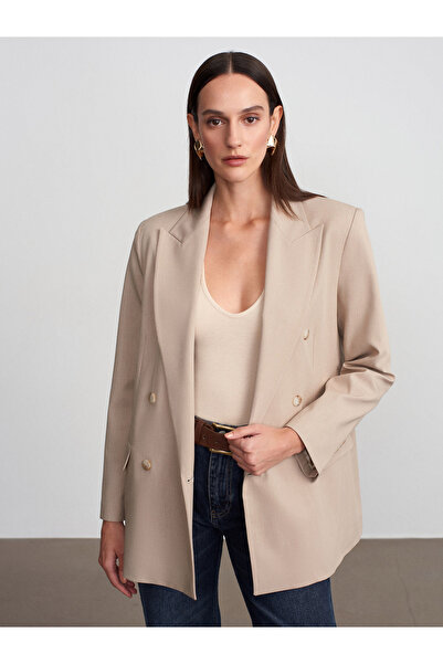 Dilvin 60799 Σακάκι-Μπεζ