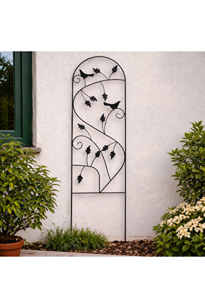 Selgot Pergola de grădină, Dimensiune 38.5x118cm, Culoare Negru