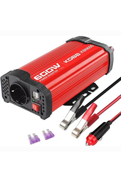 KOBB KBN600 12V/220V 600Watt Modifiye Sinüs Dönüştürücü İnvertör