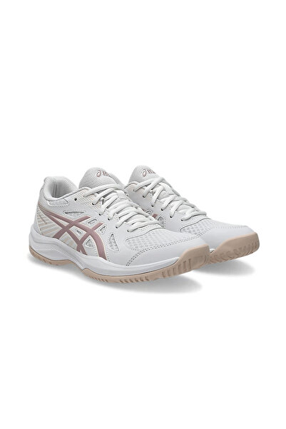 Asics Upcourt 6 Γυναικεία Παπούτσια Βόλεϊ 1072A107-104 Λευκά