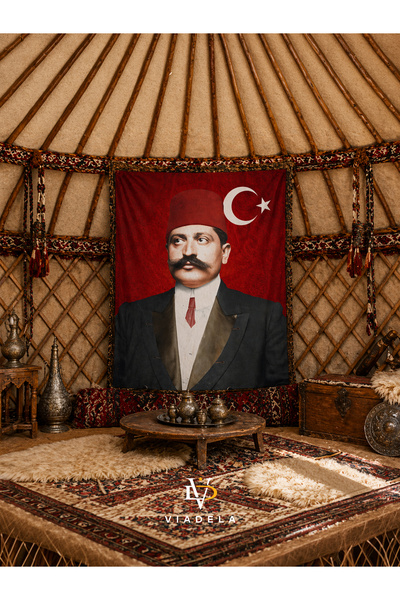 Viadela Talat Paşa Figürlü Duvar Örtüsü Tasarımı
