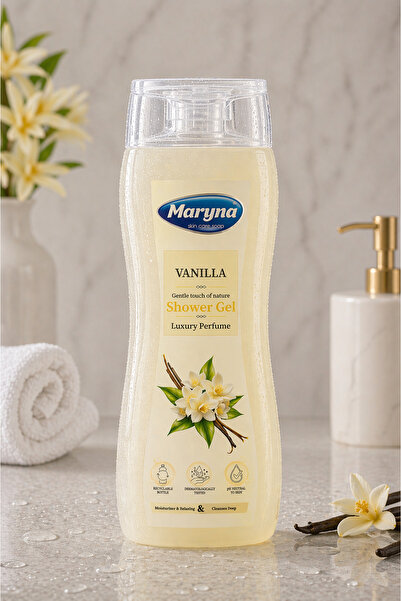 Maryna Vanilya Duş Jeli 450 ml – Sıcak & Hoş Koku Deneyimi