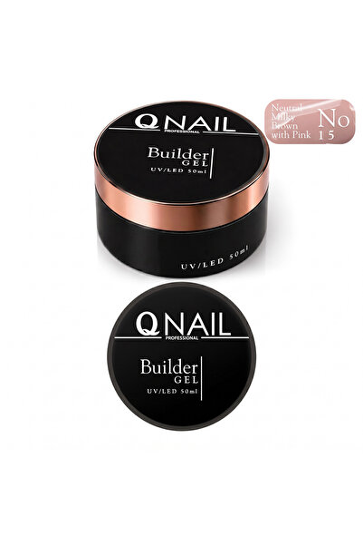 QNAİL PROFESSİONAL Builder Gel 50 ml Protez Tırnak Jeli UV LED Uzatma Güçlend...